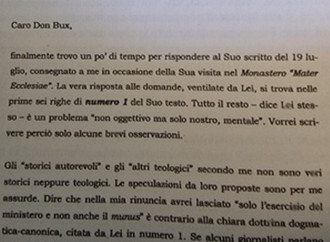 La carta de Benedicto XVI, ¿por qué ahora?