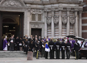 Funeral católico en la casa Windsor para la duquesa de Kent