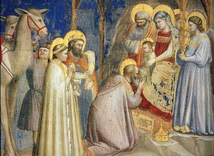 Giotto, Adoración de los Magos