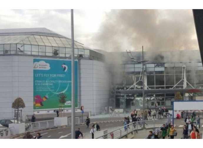 L'aeroporto di Bruxelles dopo l'attentato