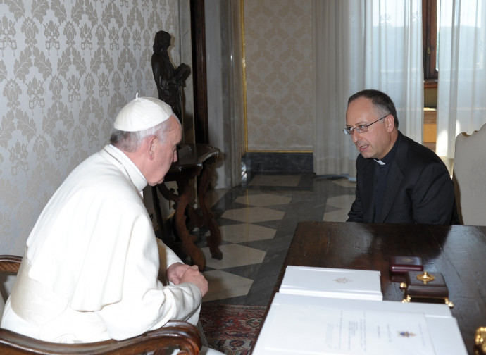 Padre Antonio Spadaro con Papa Francesco