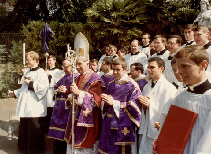 Monseñor Lefebvre en Albano