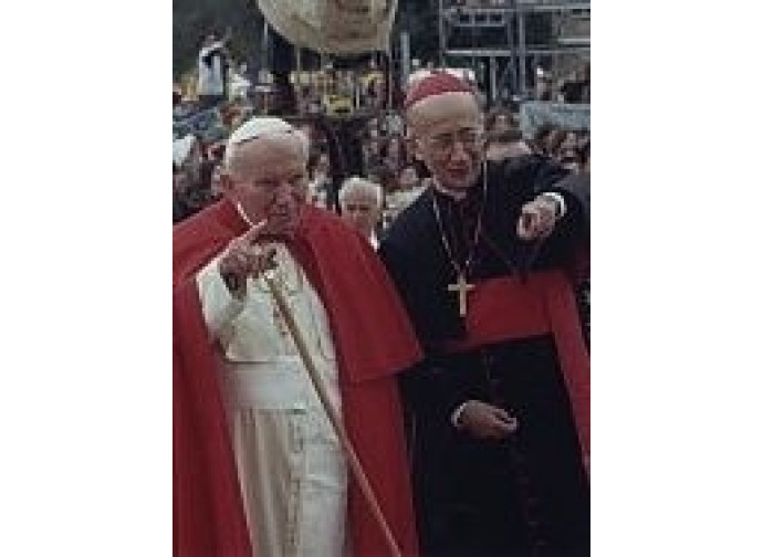 San Giovanni Paolo II e il cardinale Camillo Ruini
