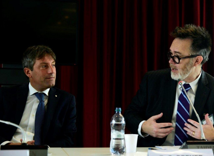 Rod Dreher nel suo incontro a Milano con il vicepresidente della Regione Sala