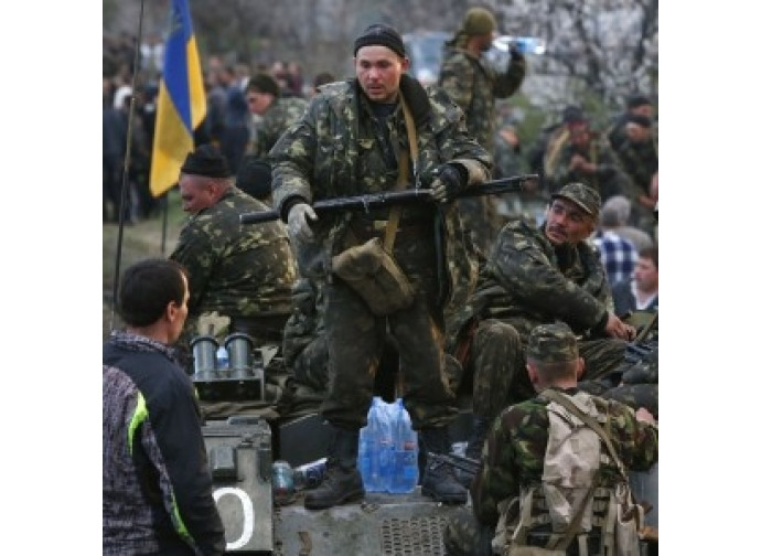 Militari ucraini nell'Est